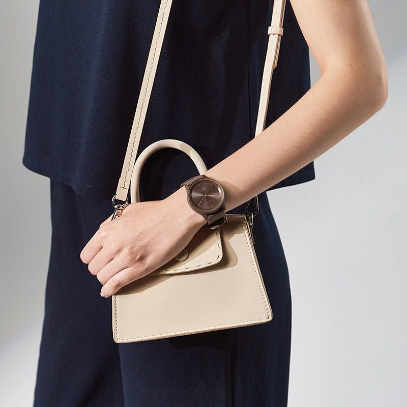 GARMIN vivomove Sport Peach Gold / Cocoa ガーミン ヴィヴォムーブ