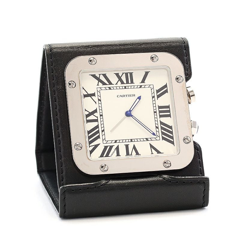中古】CARTIER SANTOS DE CARTIER DESK CLOCK カルティエ サントス