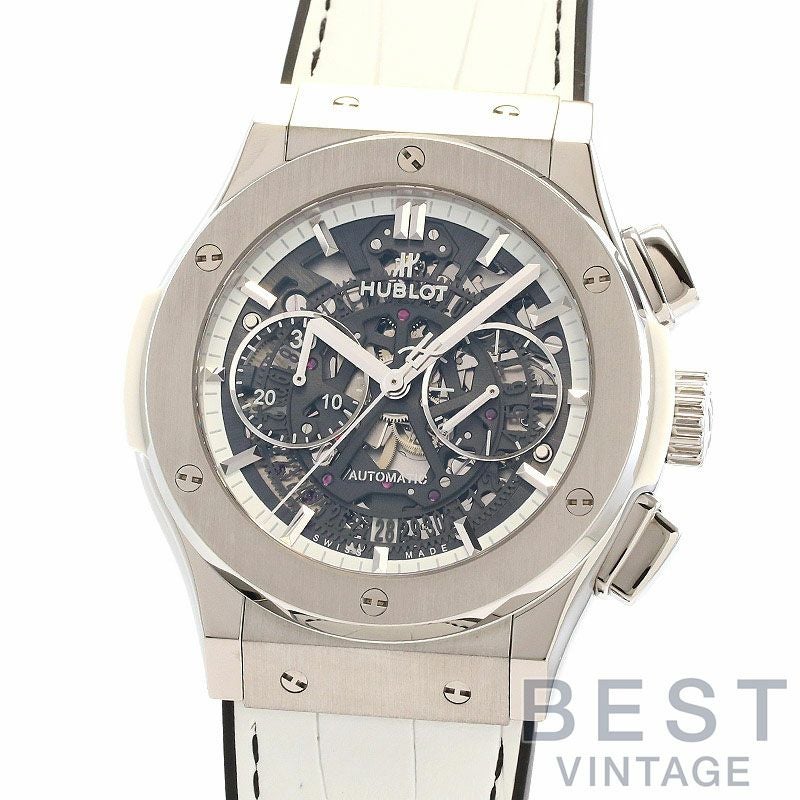 【中古】HUBLOT CLASSIC FUSION AERO FUSION CHRONOGRAPH ALL WHITE ウブロ クラシック・フュージョン アエロ・フュージョン クロノグラフ オールホワイト 日本限定 525.NE.0127.LR