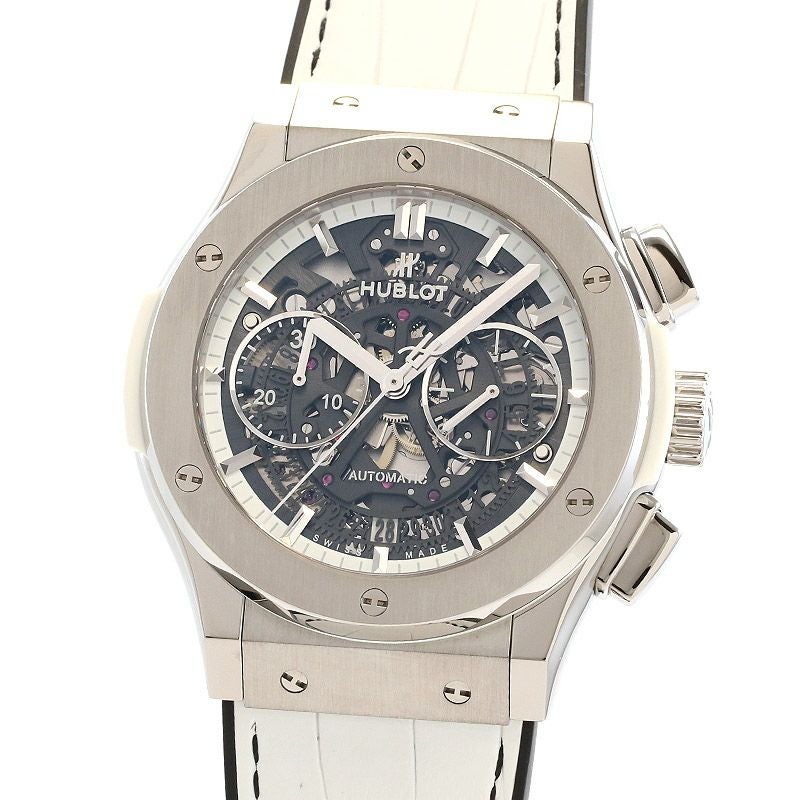 【中古】HUBLOT CLASSIC FUSION AERO FUSION CHRONOGRAPH ALL WHITE ウブロ クラシック・フュージョン アエロ・フュージョン クロノグラフ オールホワイト 日本限定 525.NE.0127.LR