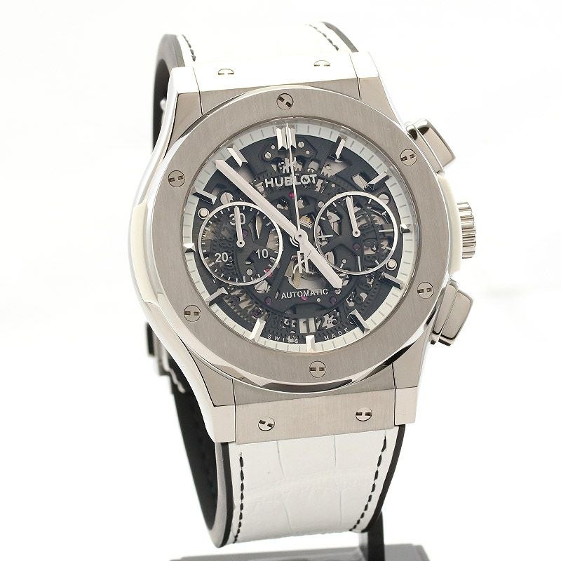【中古】HUBLOT CLASSIC FUSION AERO FUSION CHRONOGRAPH ALL WHITE ウブロ クラシック・フュージョン アエロ・フュージョン クロノグラフ オールホワイト 日本限定 525.NE.0127.LR