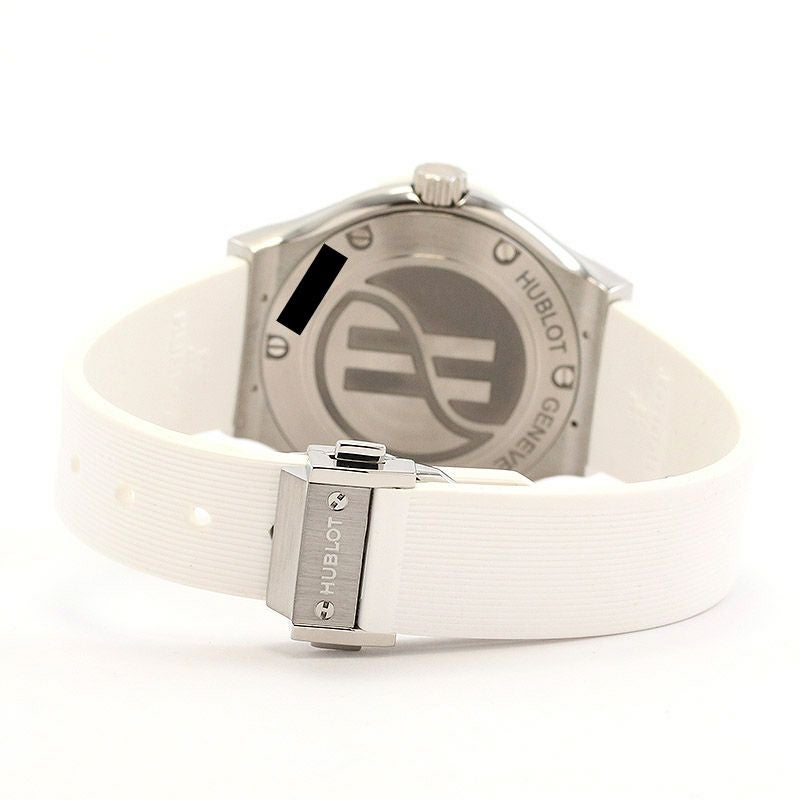 【中古】HUBLOT CLASSIC FUSION TITANIUM WHITE DIAMONDSウブロ クラシック・フュージョン チタニウム ホワイトダイヤモンド581.NE.2010.RW.1104