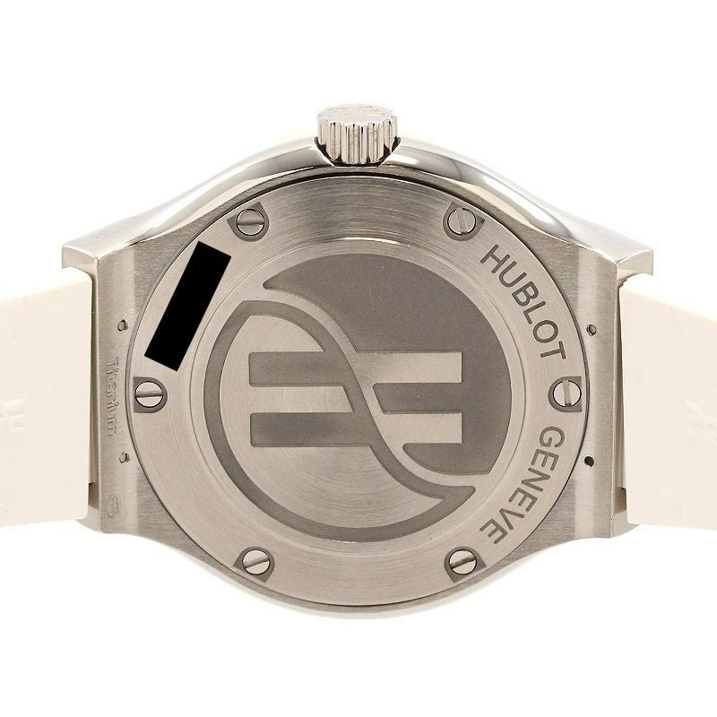 【中古】HUBLOT CLASSIC FUSION TITANIUM WHITE DIAMONDSウブロ クラシック・フュージョン チタニウム ホワイトダイヤモンド581.NE.2010.RW.1104