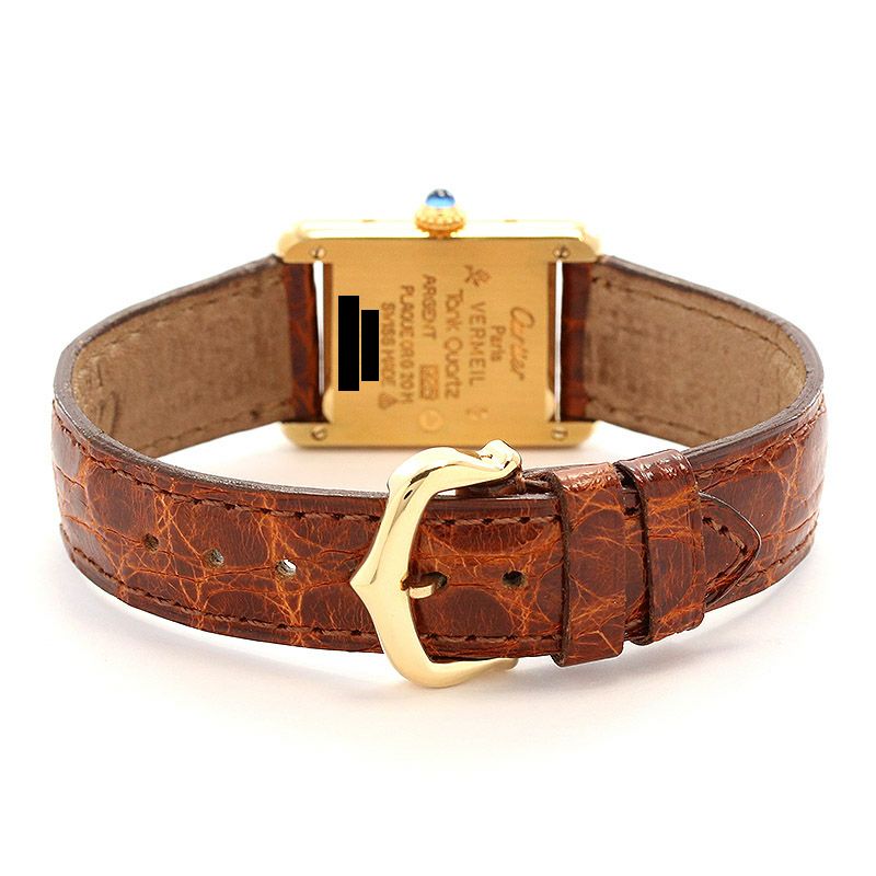 【中古】CARTIER MUST TANK SMALL MODEL VERMEILカルティエ マストタンク ヴェルメイユ SMW1003153