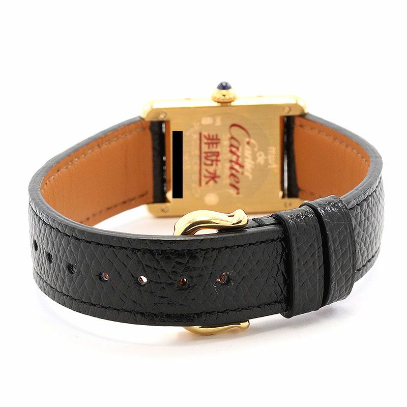 【中古】CARTIER MUST TANK SMALL MODEL VERMEILカルティエ マストタンクSM ヴェルメイユW1003153