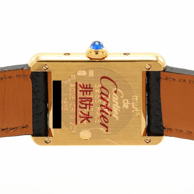 【中古】CARTIER MUST TANK SMALL MODEL VERMEILカルティエ マストタンクSM ヴェルメイユW1003153