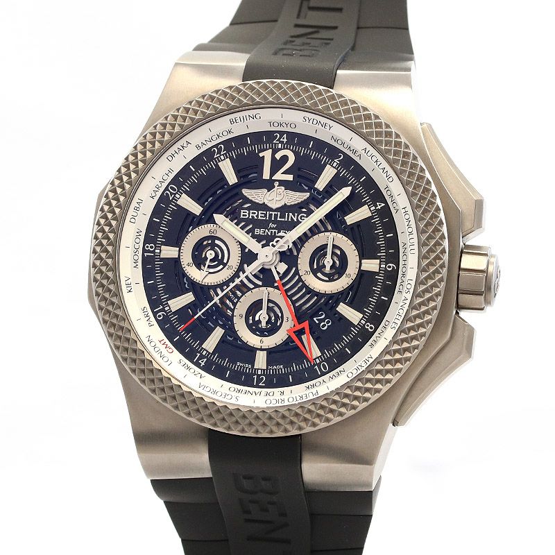 【中古】BREITLING BENTLEY GMT LIGHT BODY B04 ブライトリング ベントレー GMT ライトボディ B04 EB043210/BD23/222S/E20DSA.2 (E049B23MRE)