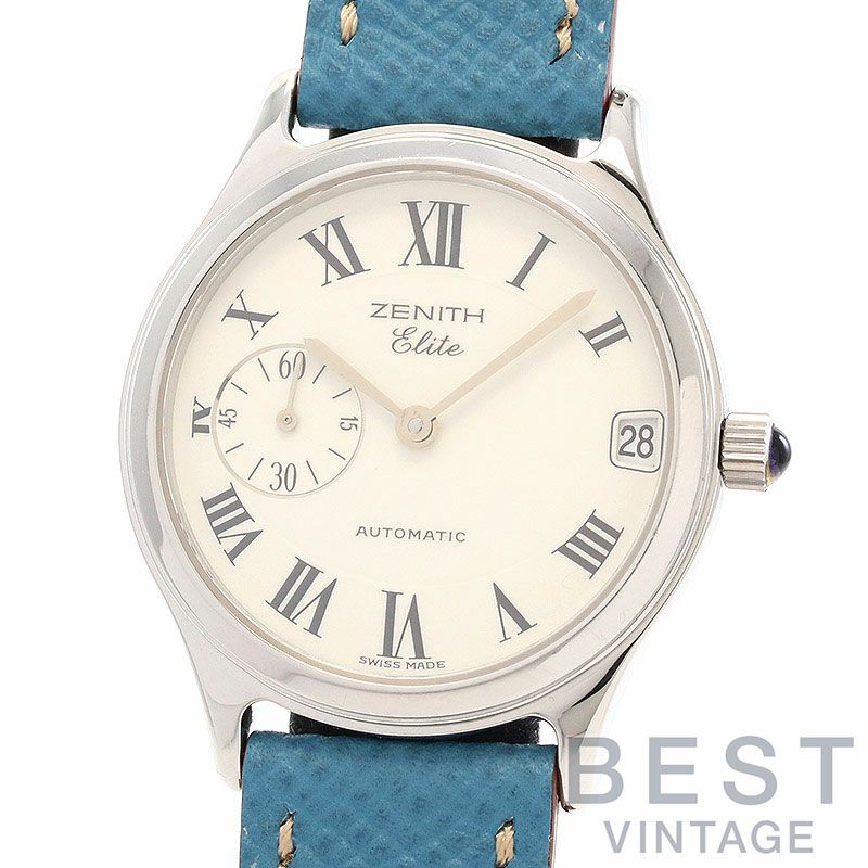 動作良好 ブティック納品書付 ZENITH ゼニス エリート スモールセコンド 中古】ZENITH ELITE SMALL SECONDS ゼニス エリート スモールセコンド