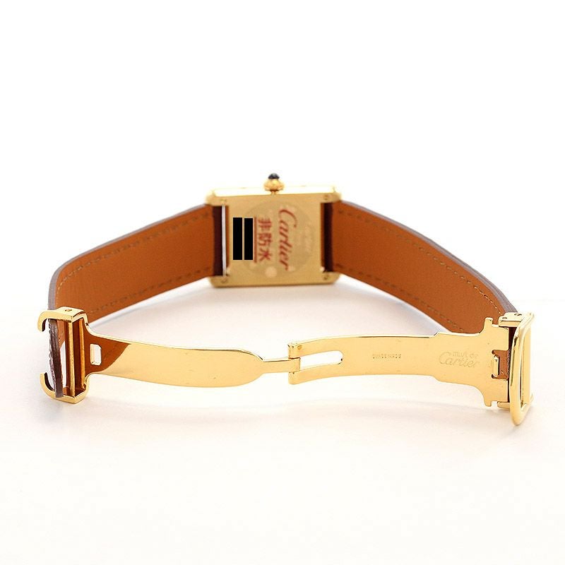 【中古】CARTIER MUST TANK SMALL MODEL VERMEILカルティエ マストタンク ヴェルメイユ SMW1005554