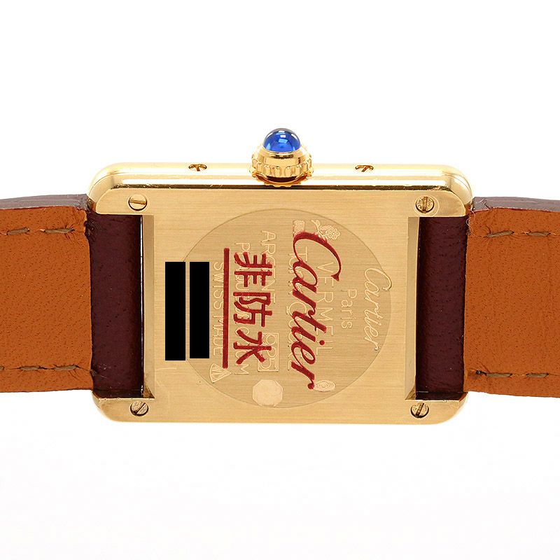 【中古】CARTIER MUST TANK SMALL MODEL VERMEILカルティエ マストタンク ヴェルメイユ SMW1005554