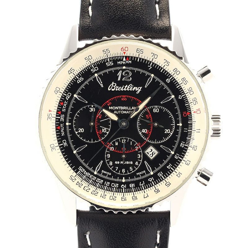 【中古】BREITLING NAVITIMER MONTBRILLANTブライトリング ナビタイマー モンブリランA41030