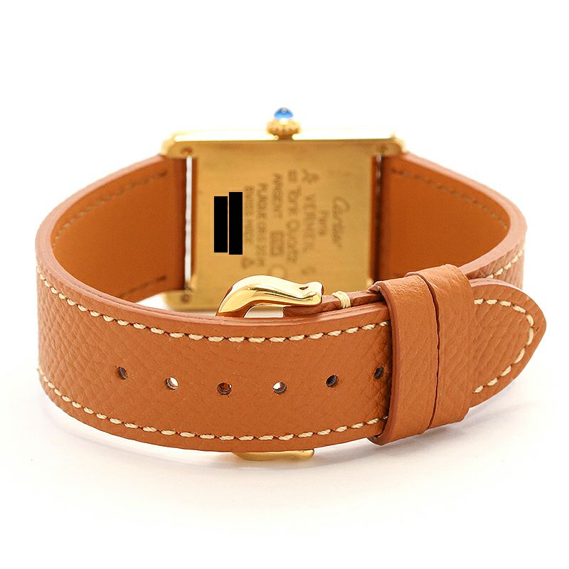 中古】CARTIER MUST TANK LARGE MODEL VERMEIL カルティエ マスト