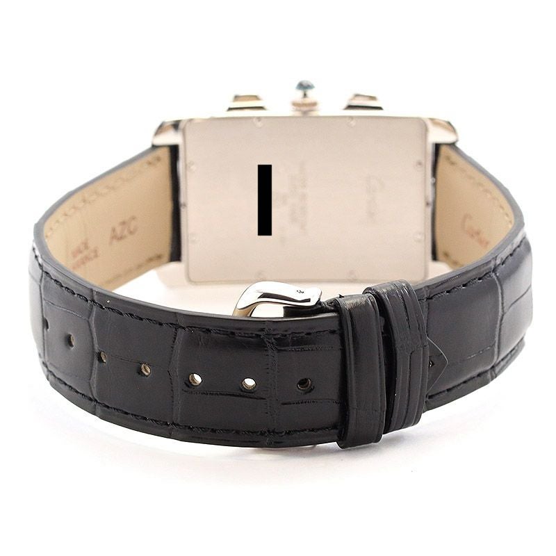 【中古】CARTIER TANK AMERICAN WATCH LARGE MODEL CHRONO REFLEX <br>カルティエ タンクアメリカン LM クロノリフレックス <br>W2603356