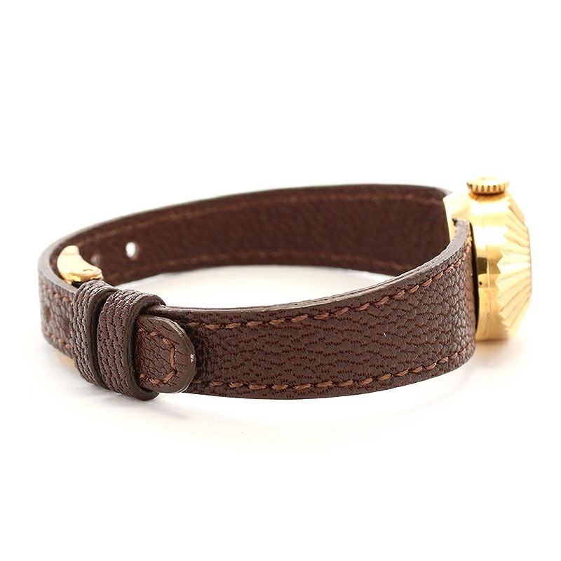 ロレックス　カメレオン用　GF  尾錠　正規品　ブラウン 中古】ROLEX CHAMELEON ALMOND ロレックス カメレオン アーモンド