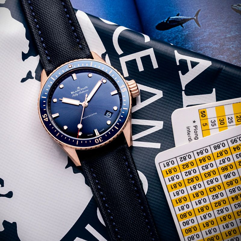 フラン BLANCPAIN FIFTY FATHOMS BATHYSCAPHE ブランパン フィフティ