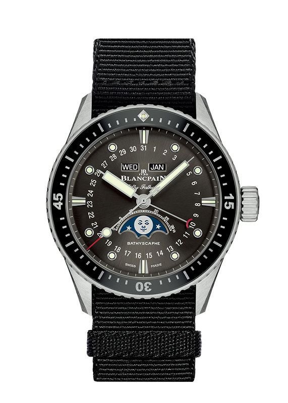 BLANCPAIN FIFTY FATHOMS BATHYSCAPHE QUANTIEME COMPLET PHASES DE 