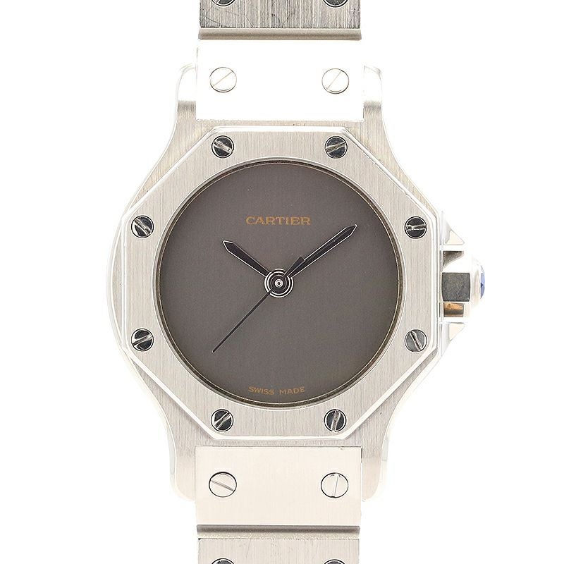 【中古】CARTIER SANTOS RONDE SMALL MODEL / SANTOS OCTAGON SMALL MODEL カルティエ サントスロンドSM / サントスオクタゴンSM 0906