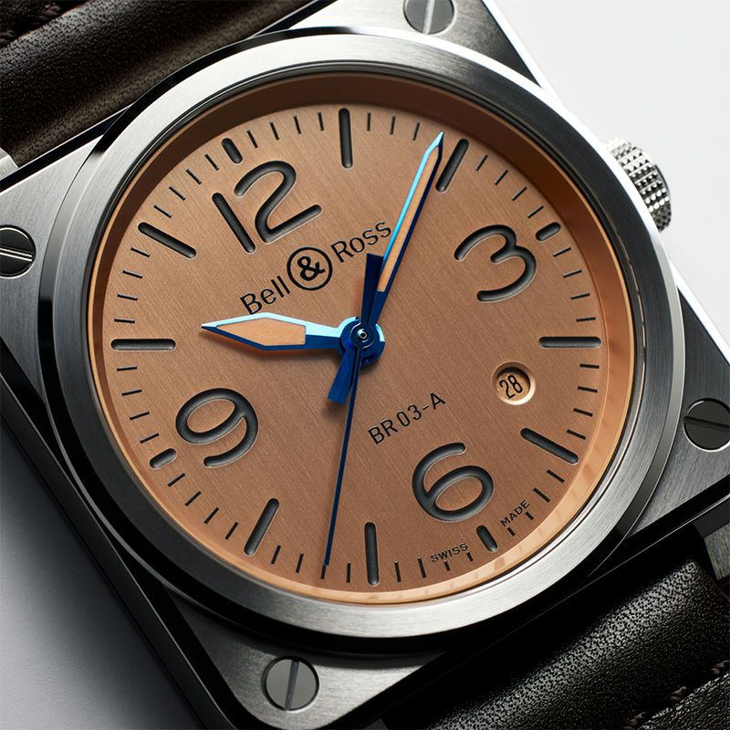 Bell ＆ Ross BR 03 Copper ベル＆ロス BR 03 コッパー BR03A-GB-ST/SCA