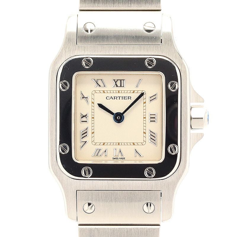 中古】CARTIER SANTOS GALBEE SMALL MODEL カルティエ サントスガルベ