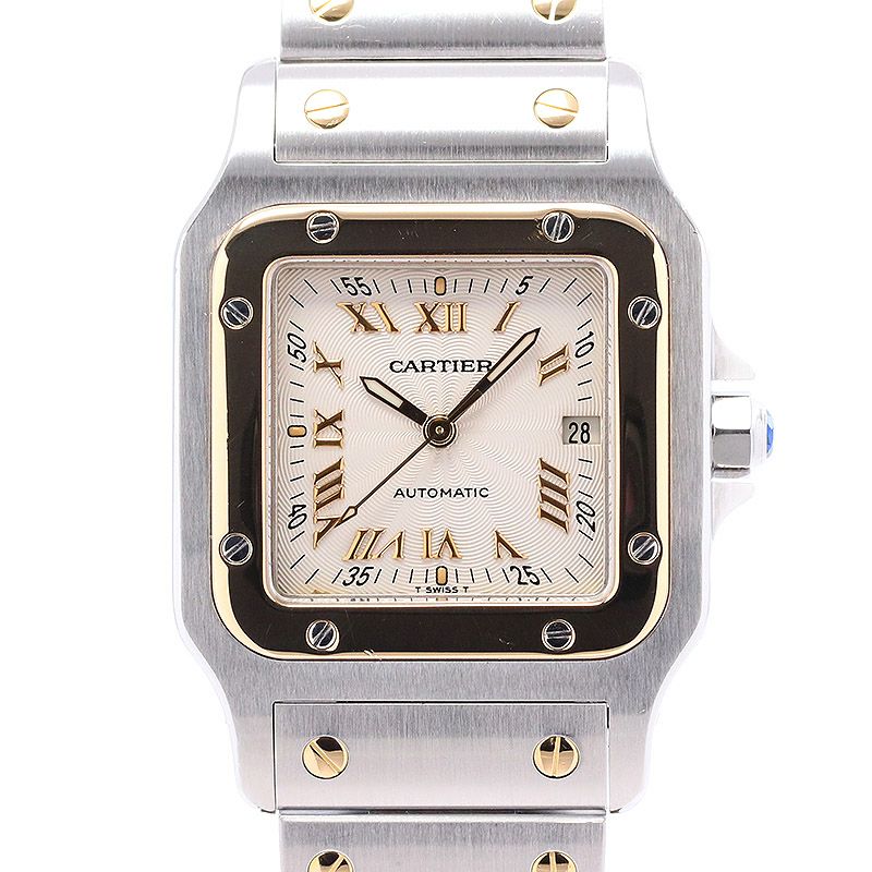【中古】CARTIER SANTOS GALBEE LARGE MODEL 20TH ANNIVERSARY EDITION  カルティエ サントスガルベLM 20周年記念モデル W20041C4