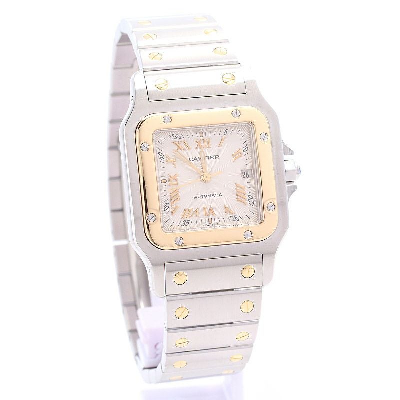 【中古】CARTIER SANTOS GALBEE LARGE MODEL 20TH ANNIVERSARY EDITION  カルティエ サントスガルベLM 20周年記念モデル W20041C4
