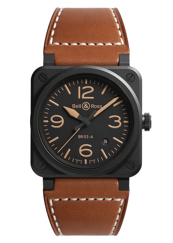 Bell ＆ Ross BR 03 HERITAGE ベル＆ロス BR 03 ヘリテージ BR03A-HER-CE/SCA