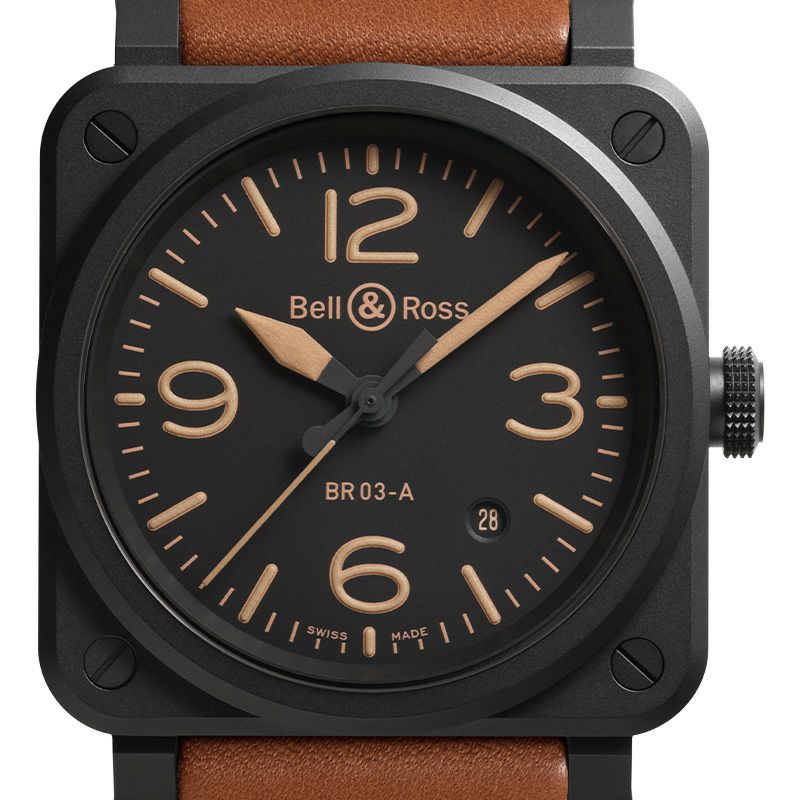 Bell ＆ Ross BR 03 HERITAGE ベル＆ロス BR 03 ヘリテージ BR03A-HER-CE/SCA