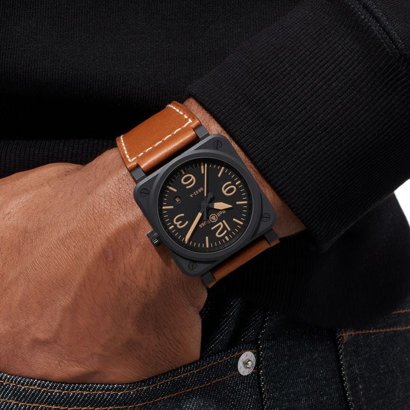 Bell ＆ Ross BR 03 HERITAGE ベル＆ロス BR 03 ヘリテージ BR03A-HER-CE/SCA