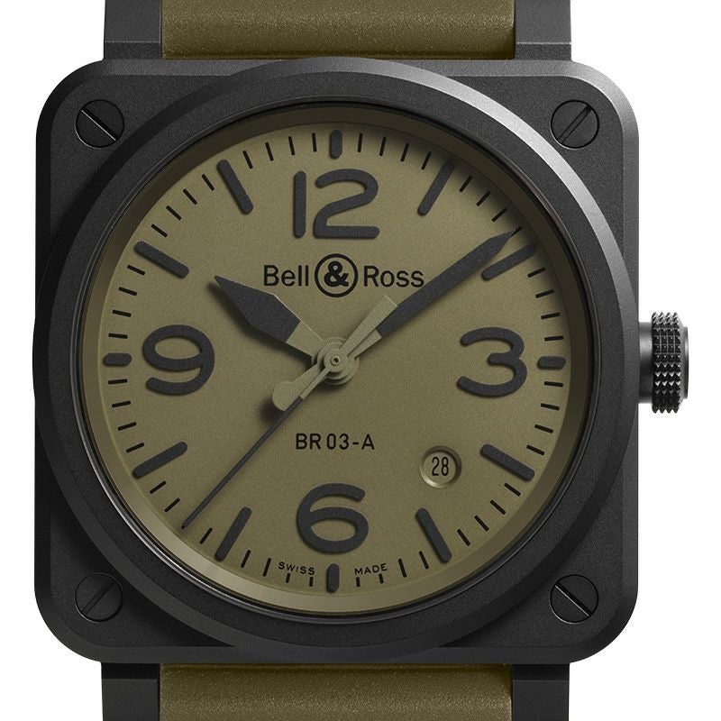 Bell ＆ Ross BR 03 MILITARY CERAMIC ベル＆ロス BR 03 ミリタリー セラミック BR03A-MIL-CE/SRB