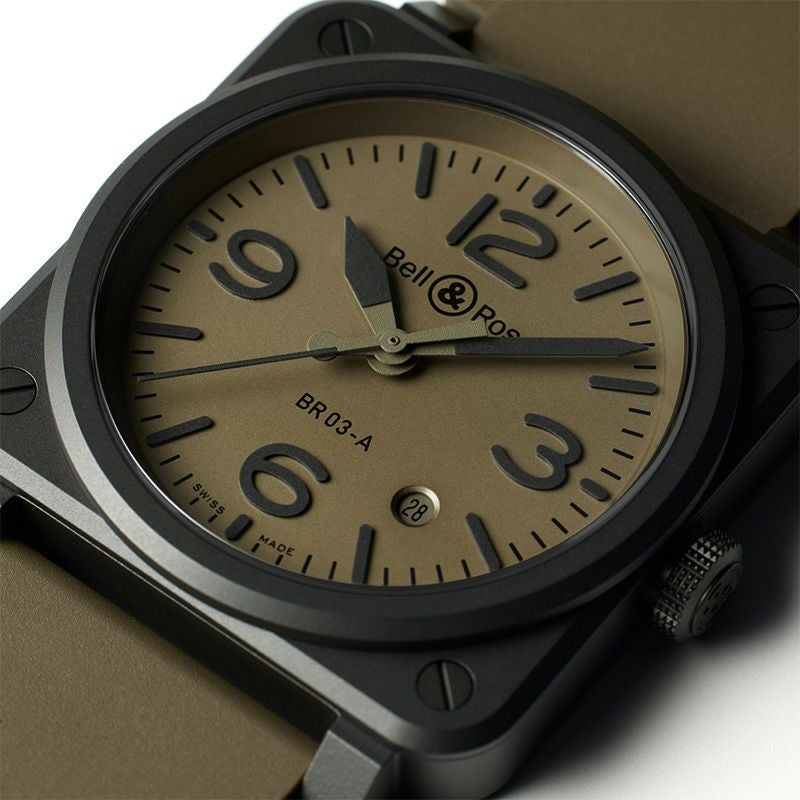 Bell ＆ Ross BR 03 MILITARY CERAMIC ベル＆ロス BR 03 ミリタリー セラミック BR03A-MIL-CE/SRB