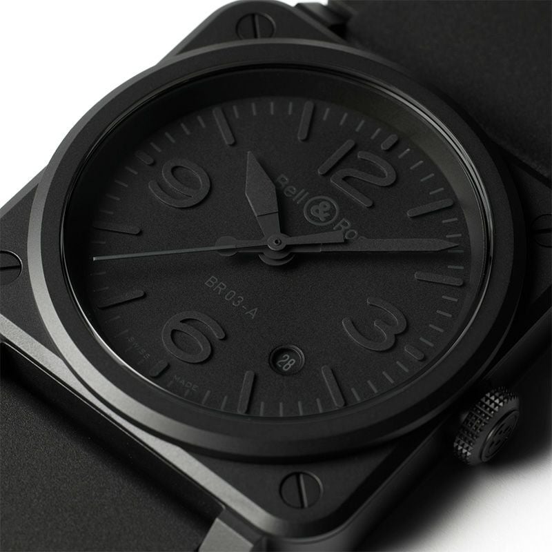 Bell ＆ Ross BR 03 PHANTOM ベル＆ロス BR 03 ファントム BR03A-PH-CE