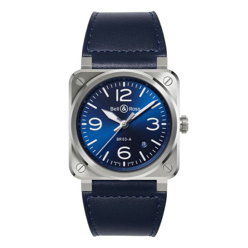 Bell ＆ Ross BR 03 BLUE STEEL ベル＆ロス BR 03 クロノ ブルー スティール BR03A-BLU-ST/SCA