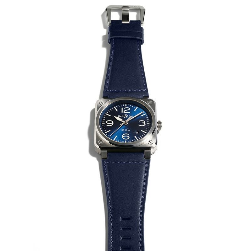 Bell ＆ Ross BR 03 BLUE STEEL ベル＆ロス BR 03 クロノ ブルー
