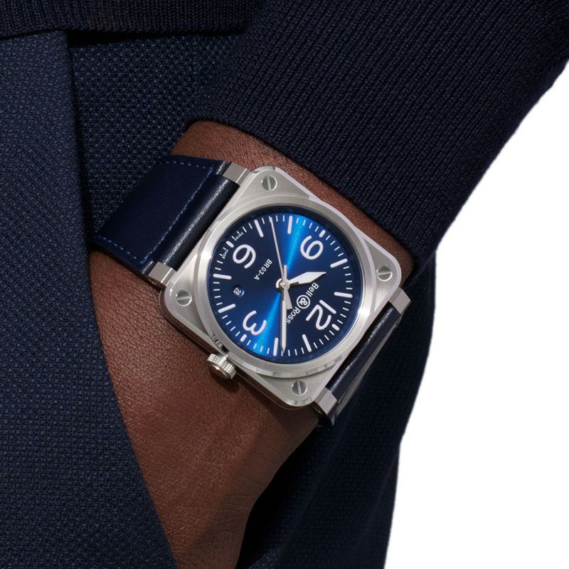 Bell ＆ Ross BR 03 BLUE STEEL ベル＆ロス BR 03 クロノ ブルー スティール BR03A-BLU-ST/SCA