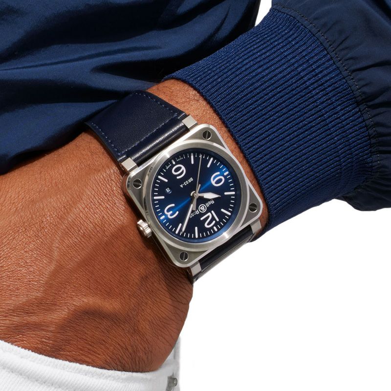 Bell ＆ Ross BR 03 BLUE STEEL ベル＆ロス BR 03 クロノ ブルー スティール BR03A-BLU-ST/SCA