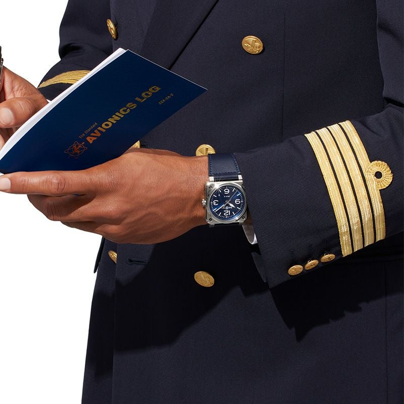 Bell ＆ Ross BR 03 BLUE STEEL ベル＆ロス BR 03 クロノ ブルー スティール BR03A-BLU-ST/SCA