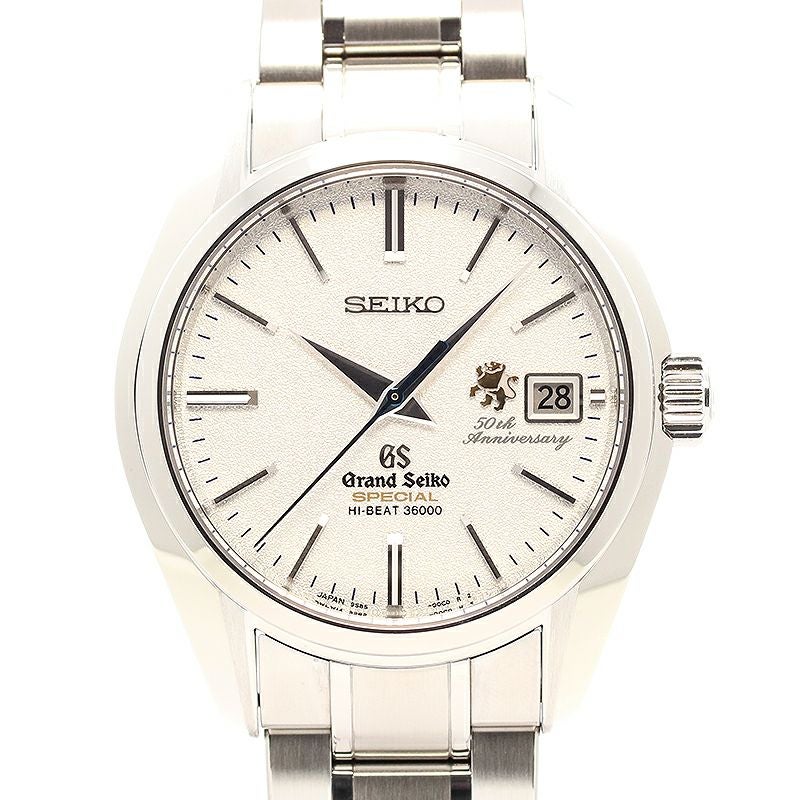 【中古】GRAND SEIKO 9S MECHANICAL HI-BEAT 36000 GRAND SEIKO 50TH ANNIVERSARY MASTER SHOP LIMITED <br>グランドセイコー 9Sメカニカル ハイビート 36000 グランドセイコー50周年記念 マスターショップ300本限定 <br>SBGH015 (9S85-00C0)