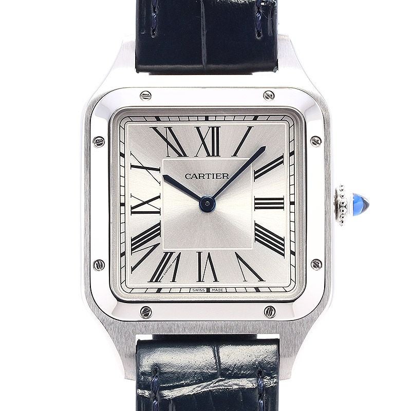 中古】CARTIER SANTOS DUMONT WATCH LARGE MODEL カルティエ サントス