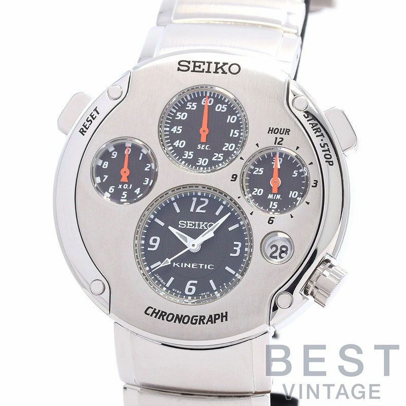 中古】SEIKO KINETIC CHRONOGRAPH FIRST MODEL PARTENZA セイコー