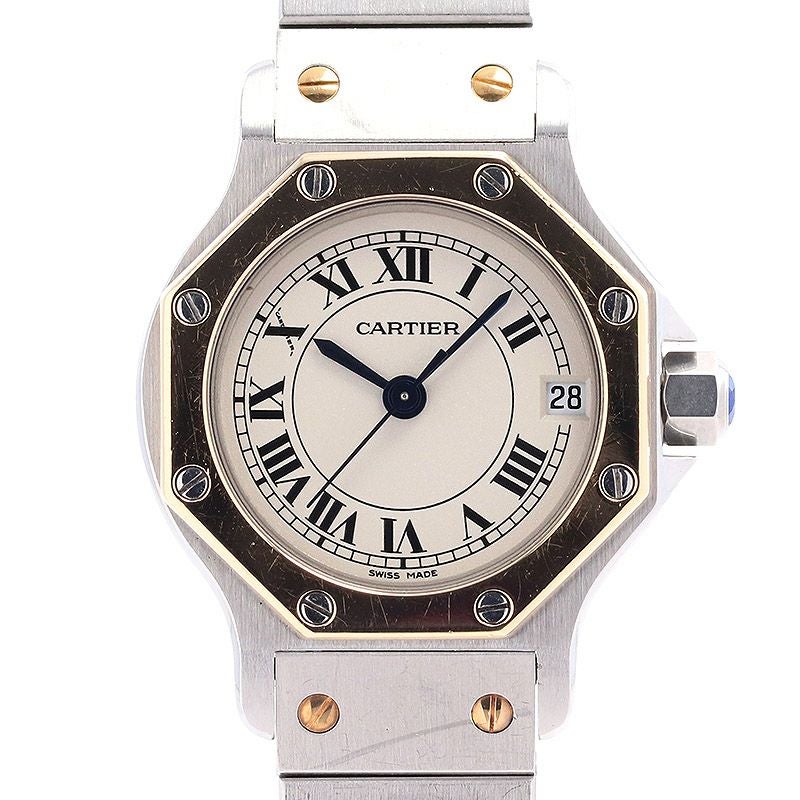 中古】CARTIER SANTOS RONDE SMALL MODEL / SANTOS OCTAGON SMALL