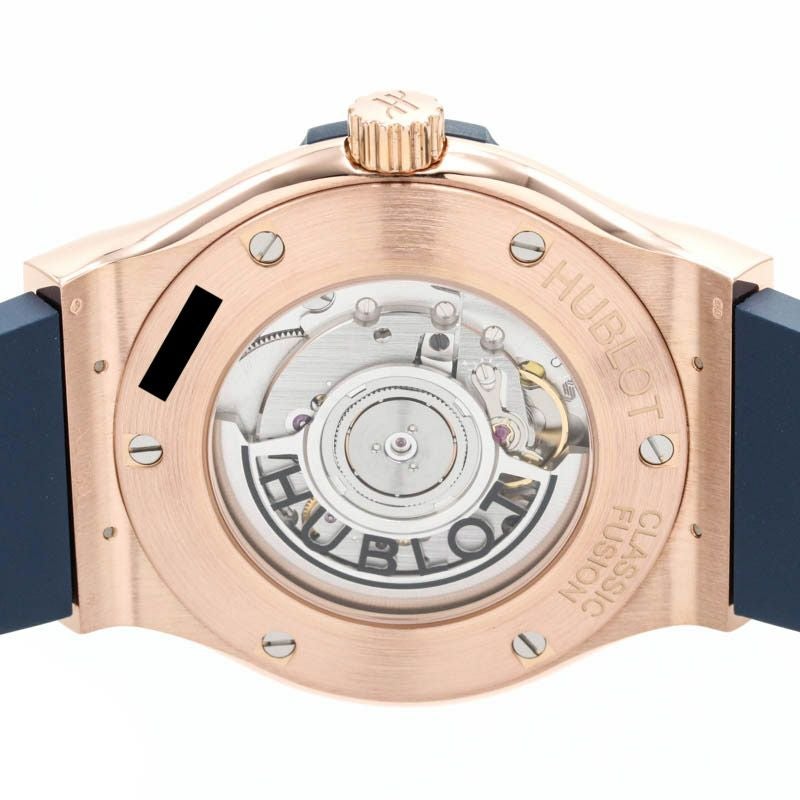 【中古】HUBLOT CLASSIC FUSION KING GOLD BLUE 42MM <br>ウブロ クラシックフュージョン キングゴールド ブルー 42MM <br>542.OX.7180.LR