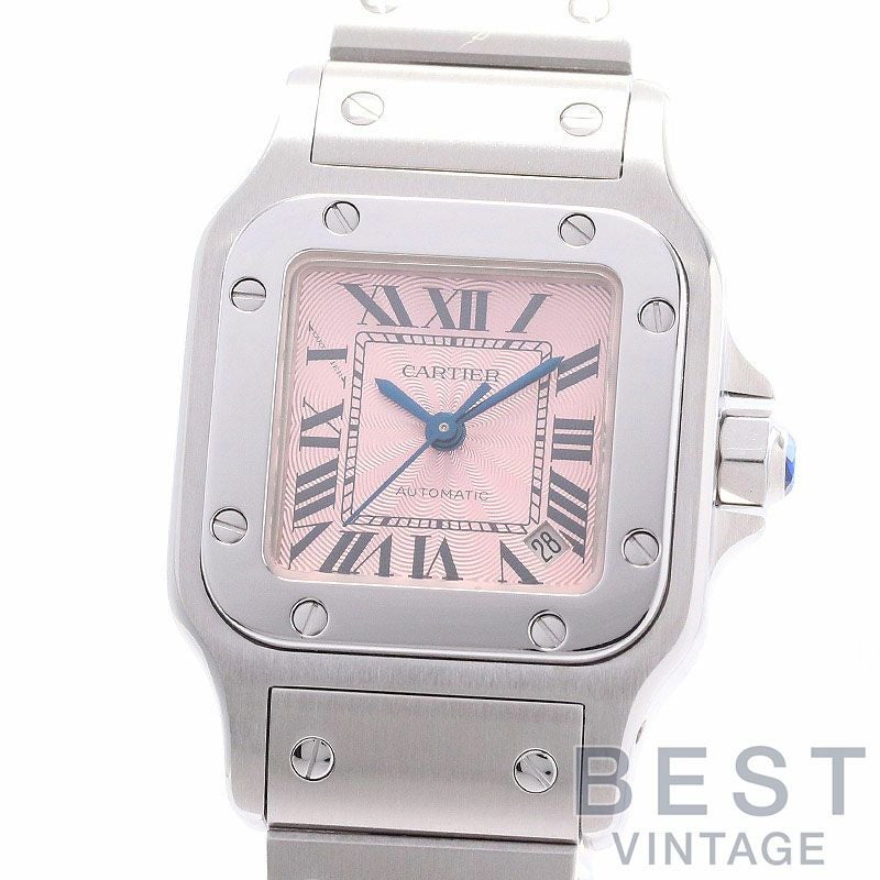 カルティエ Cartier サントスガルベ SM W20024D6 レディース 腕時計 アイボリー クォーツ ウォッチ Santos Galbee 90317039 Cartier Santos Galbee SM W20024D6 Quartz Cream Dial Ladies Watch