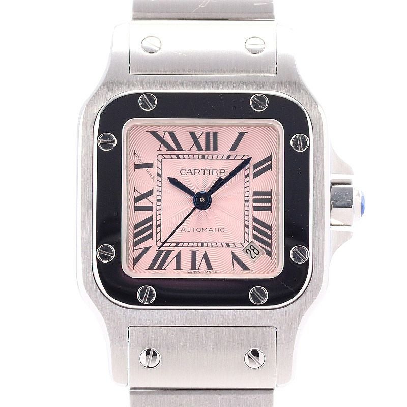 カルティエ CARTIER W20062D6 サントスガルベSM デイト 自動巻き レディース _947310 カルティエ CARTIER W20062D6 サントスガルベSM デイト 自動巻き
