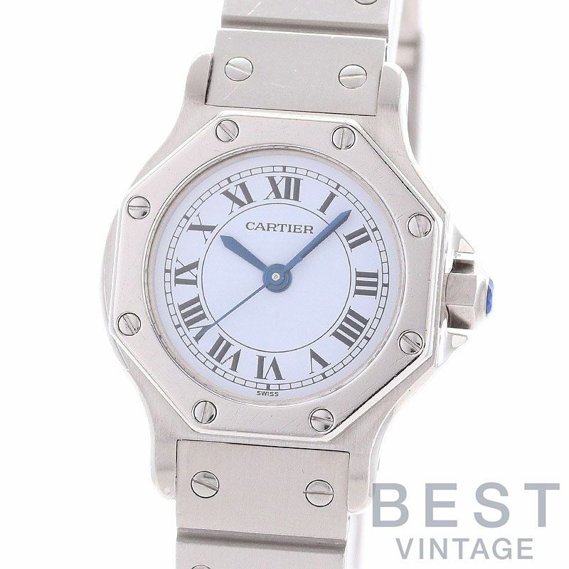 【中古】CARTIER SANTOS RONDE SMALL MODEL / SANTOS OCTAGON SMALL MODEL カルティエ サントスロンドSM / サントスオクタゴンSM 82037188