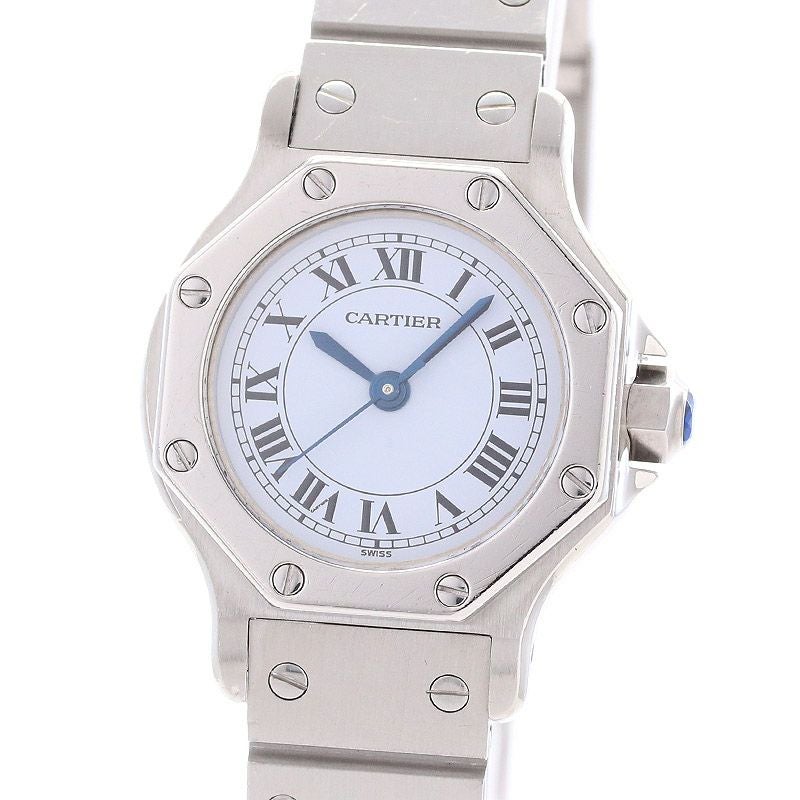 【中古】CARTIER SANTOS RONDE SMALL MODEL / SANTOS OCTAGON SMALL MODEL カルティエ サントスロンドSM / サントスオクタゴンSM 82037188