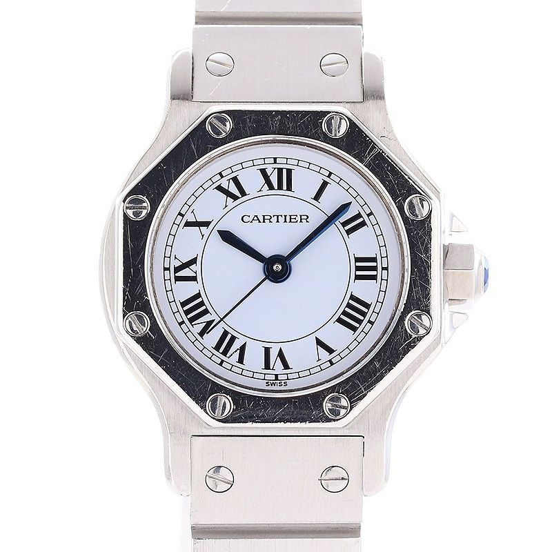 【中古】CARTIER SANTOS RONDE SMALL MODEL / SANTOS OCTAGON SMALL MODEL カルティエ サントスロンドSM / サントスオクタゴンSM 82037188