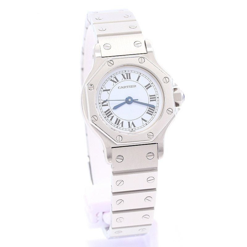 【中古】CARTIER SANTOS RONDE SMALL MODEL / SANTOS OCTAGON SMALL MODEL カルティエ サントスロンドSM / サントスオクタゴンSM 82037188