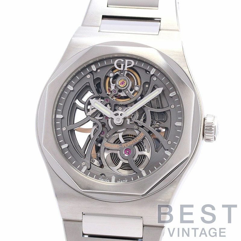 【中古】GIRARD-PERREGAUX LAUREATO SKELETON ジラール・ペルゴ ロレアート スケルトン 81015-11-001-11A