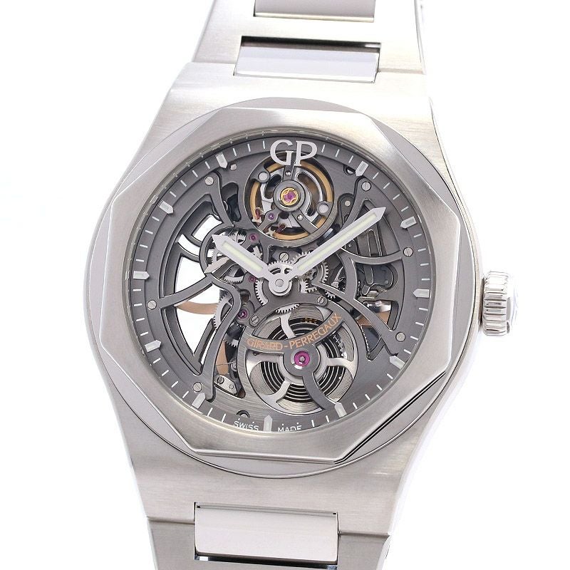【中古】GIRARD-PERREGAUX LAUREATO SKELETON ジラール・ペルゴ ロレアート スケルトン 81015-11-001-11A