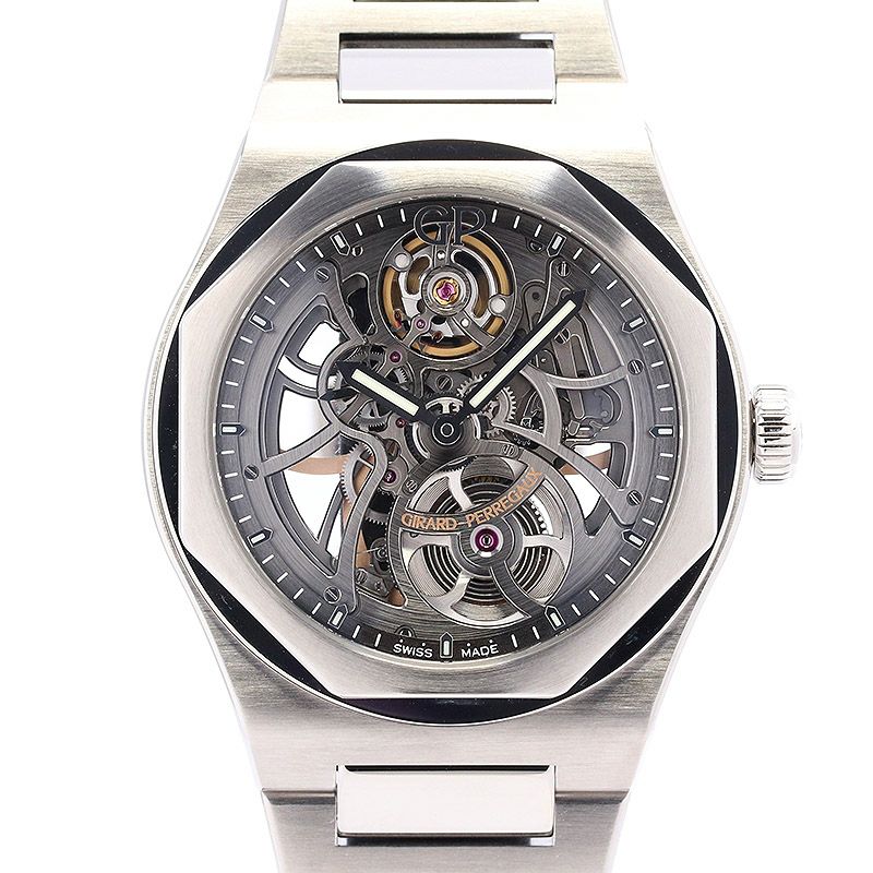 【中古】GIRARD-PERREGAUX LAUREATO SKELETON ジラール・ペルゴ ロレアート スケルトン 81015-11-001-11A